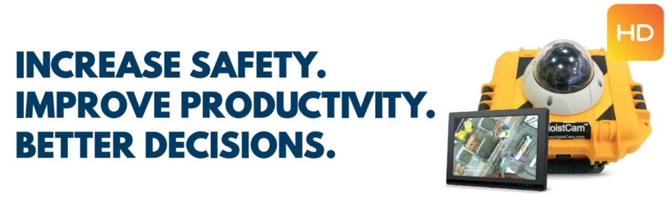 HoistCam HD: Increase safety. Improve productivity. Better decisions.