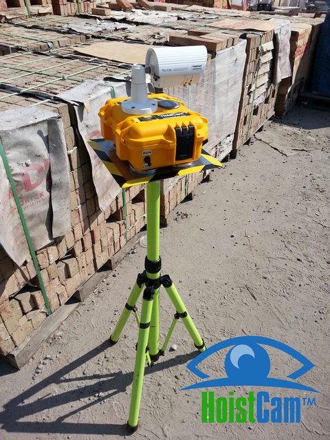 HoistCam Mounted on Tripod as SiteCam