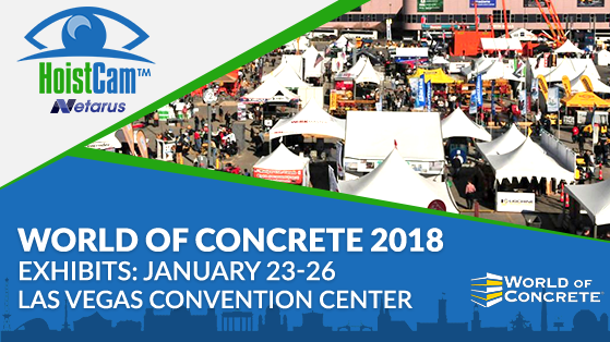 HoistCam by Netarus at World of Concrete 2018 in Las Vegas