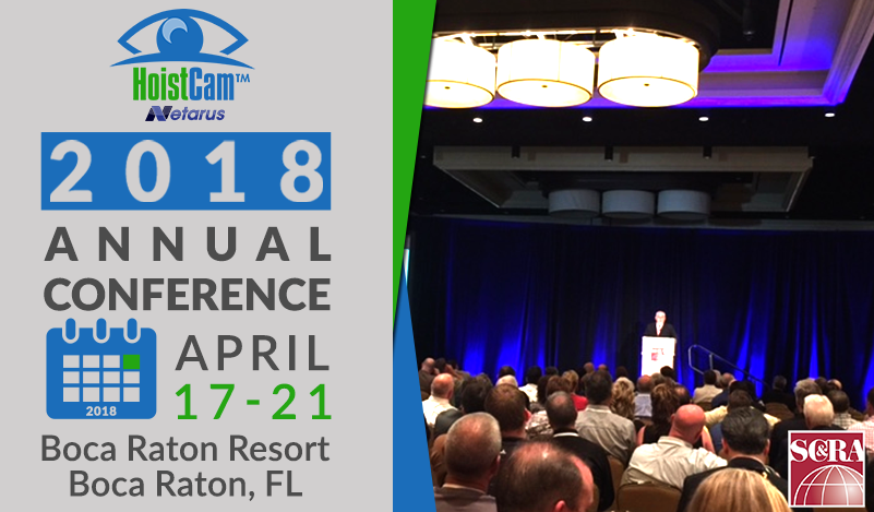 See HoistCam by Netarus at the SC&RA 2018 Products Fair in Florida